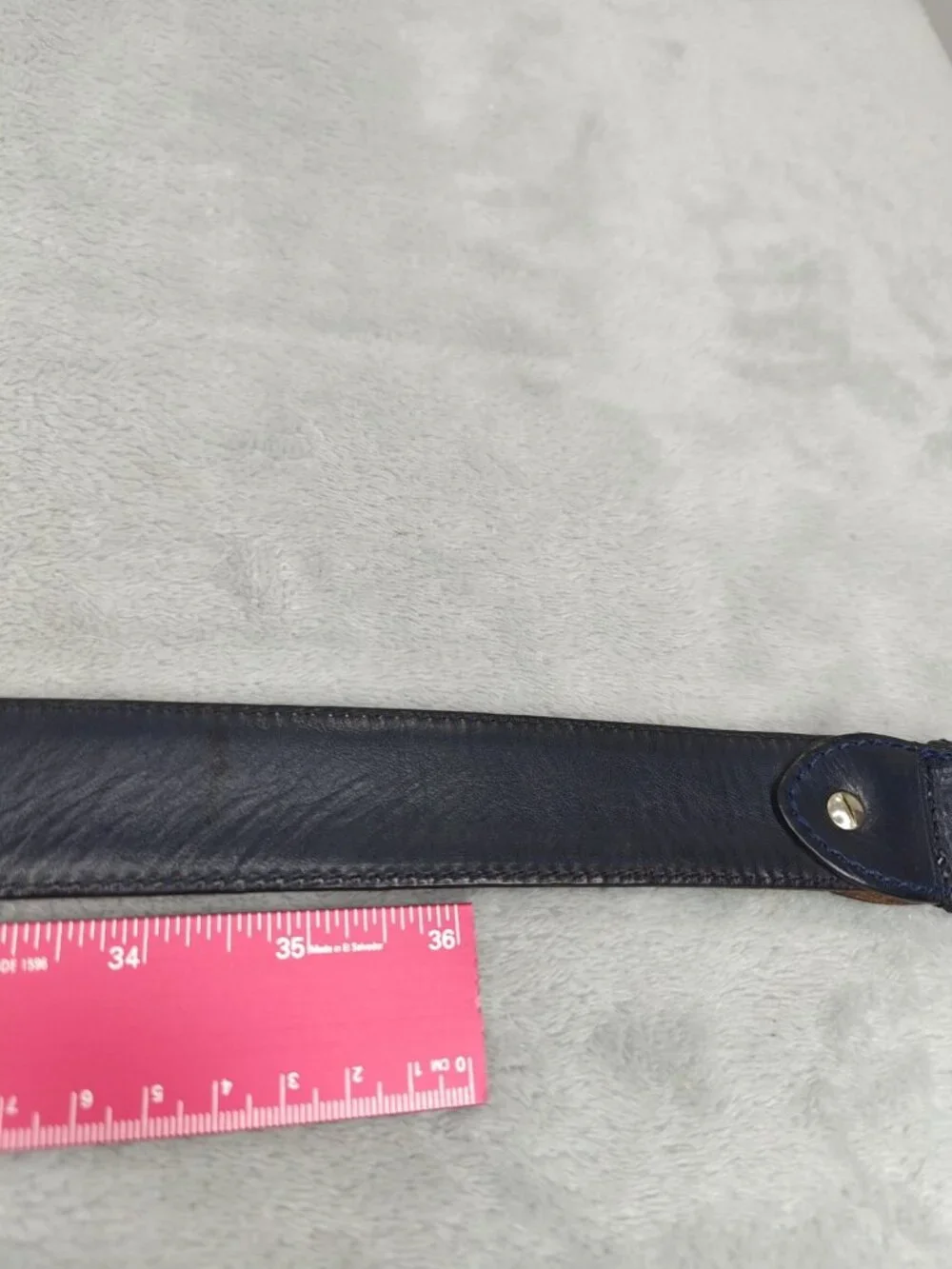 Paul & Shark Yachting Leather Men’s Belt Brass Buckle Size 40 Vintage